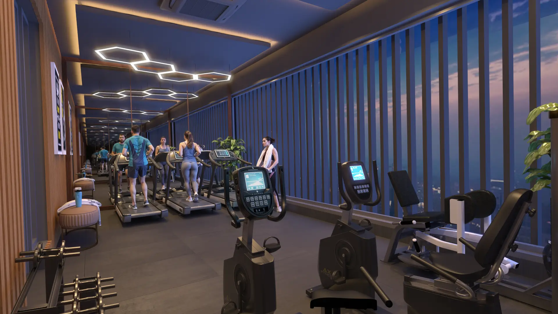 Sports courts in woraiyur trichy apartments featuring tennis and basketball facilities for residents of premium flats